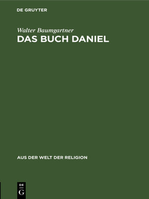 cover image of Das Buch Daniel